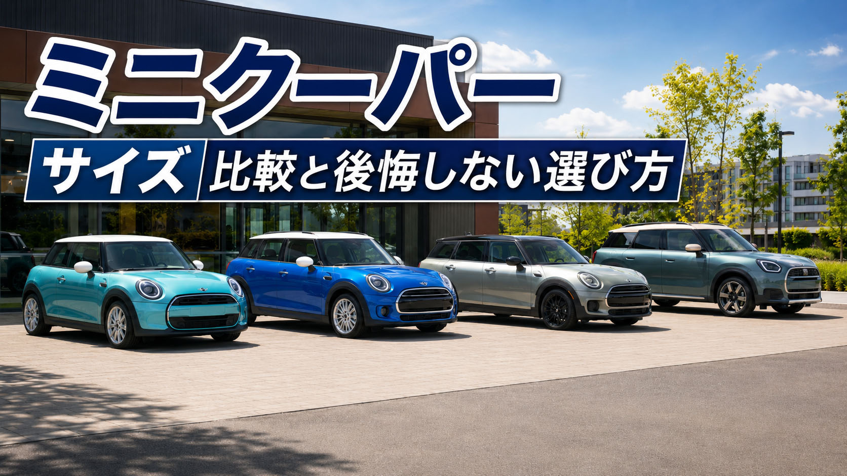 ミニクーパー サイズ 比較と後悔しない選び方
