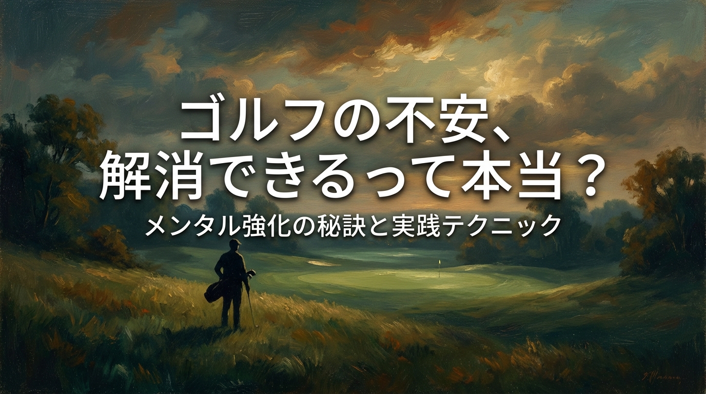 ゴルフの不安、解消できるって本当？
