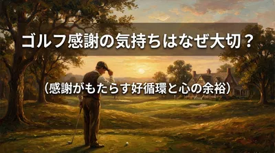 ゴルフ感謝の気持ちはなぜ大切？