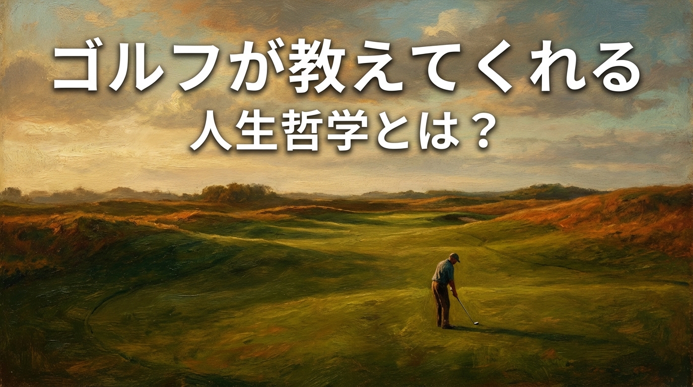 ゴルフが教えてくれる人生哲学とは?