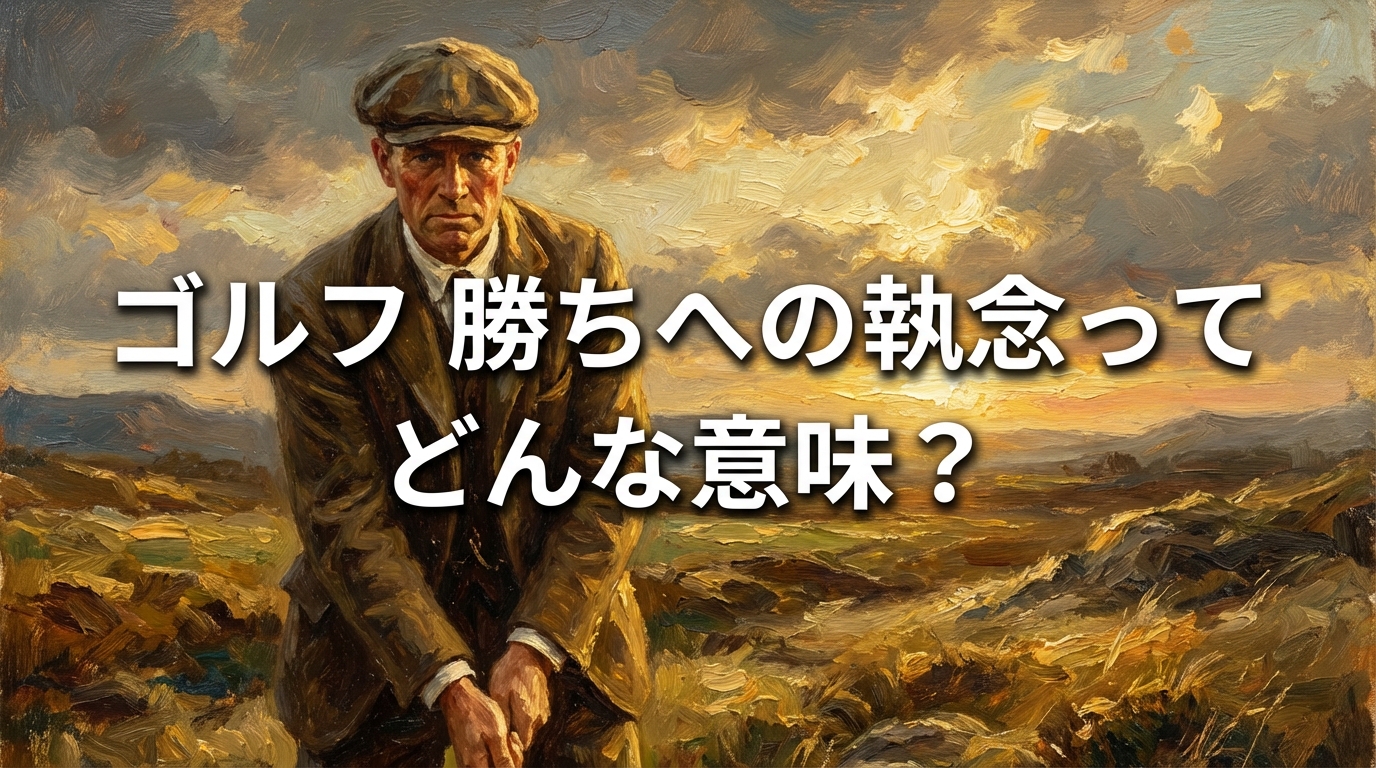 ゴルフ 勝ちへの執念ってどんな意味？