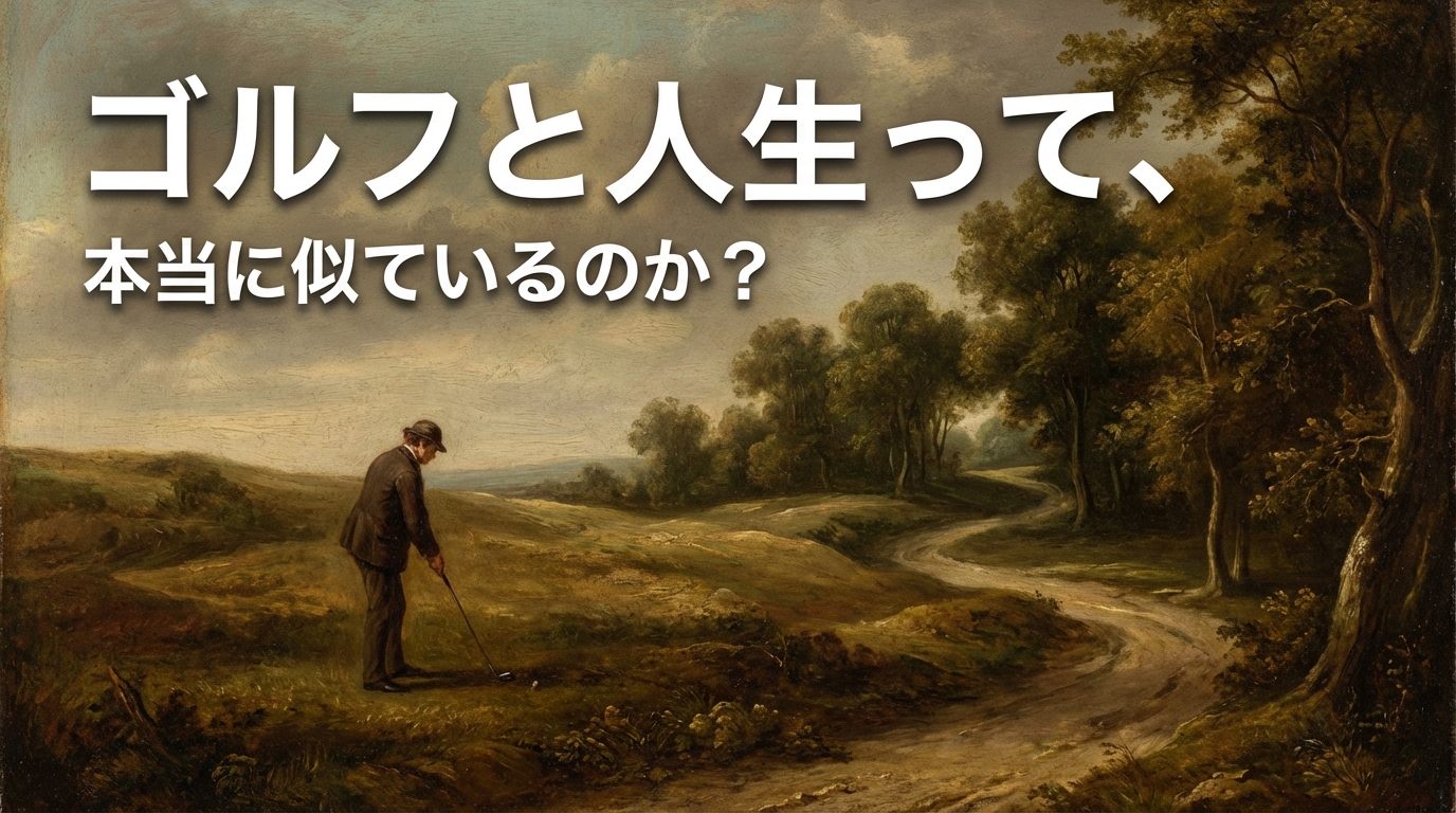 ゴルフと人生って、本当に似ているのか？