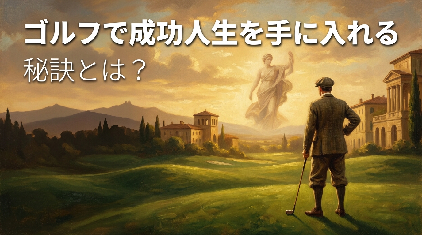 ゴルフで成功人生を手に入れる秘訣とは?