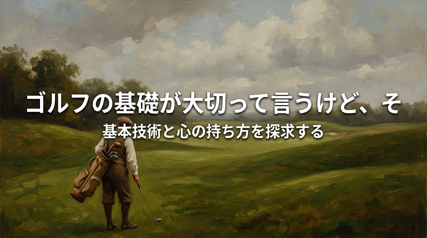 ゴルフの基礎が大切って言うけど、その理由とは？