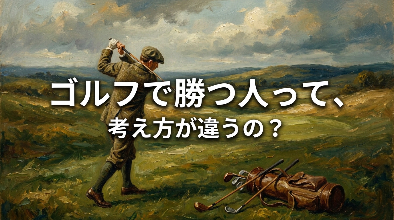ゴルフで勝つ人って、考え方が違うの?