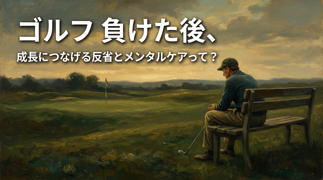 ゴルフ 負けた後、成長につなげる反省とメンタルケアって？