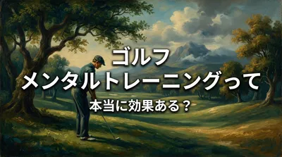 ゴルフ メンタルトレーニングって本当に効果ある？