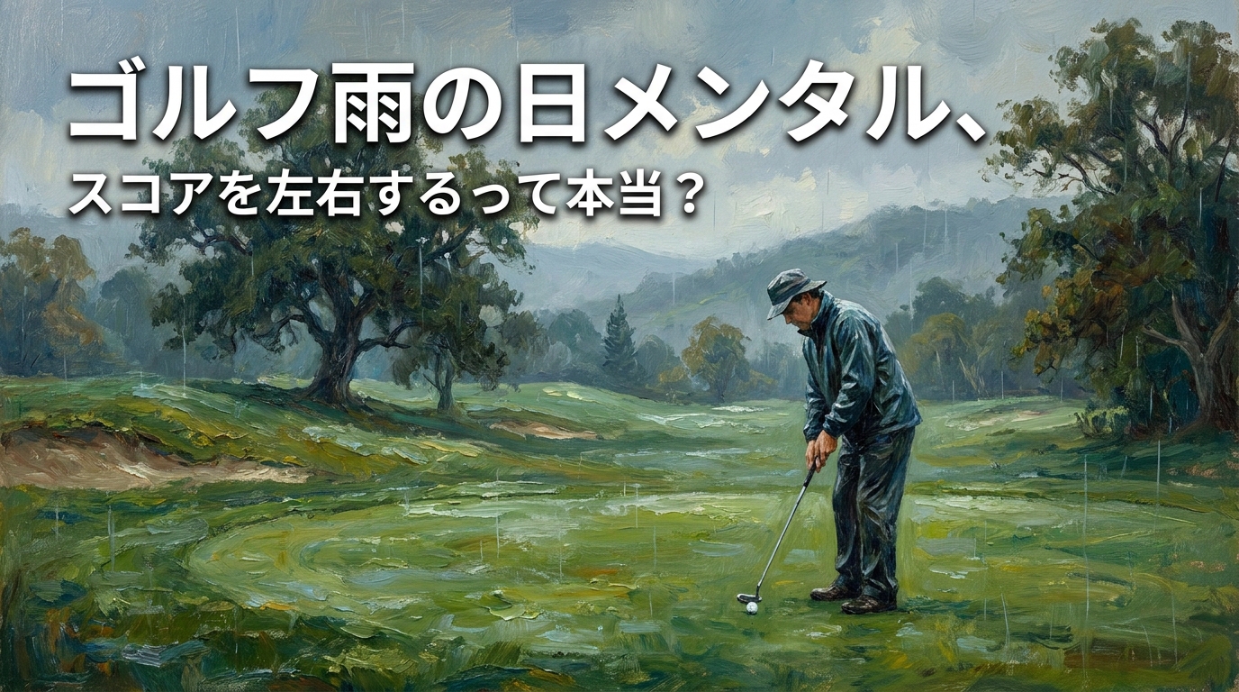 ゴルフ雨の日メンタル、スコアを左右するって本当？