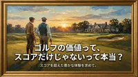 ゴルフの価値って、スコアだけじゃないって本当？