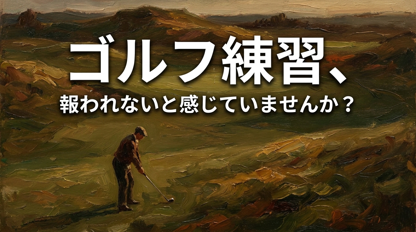 ゴルフ練習、報われないと感じていませんか?