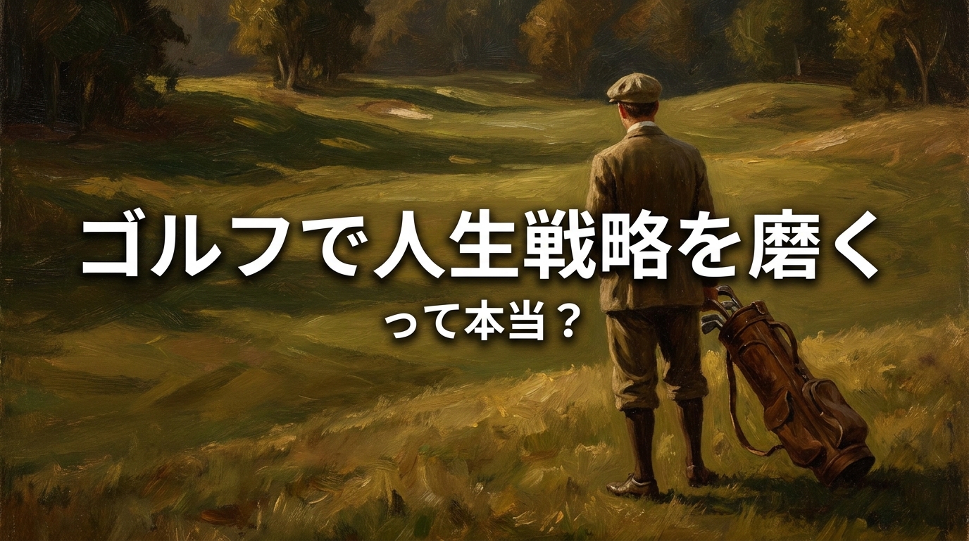 ゴルフで人生戦略を磨くって本当？