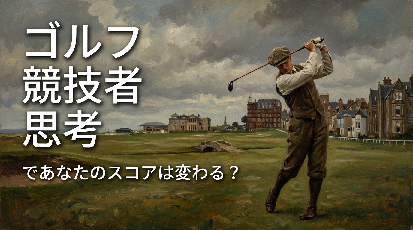 ゴルフ 競技者 思考であなたのスコアは変わる?