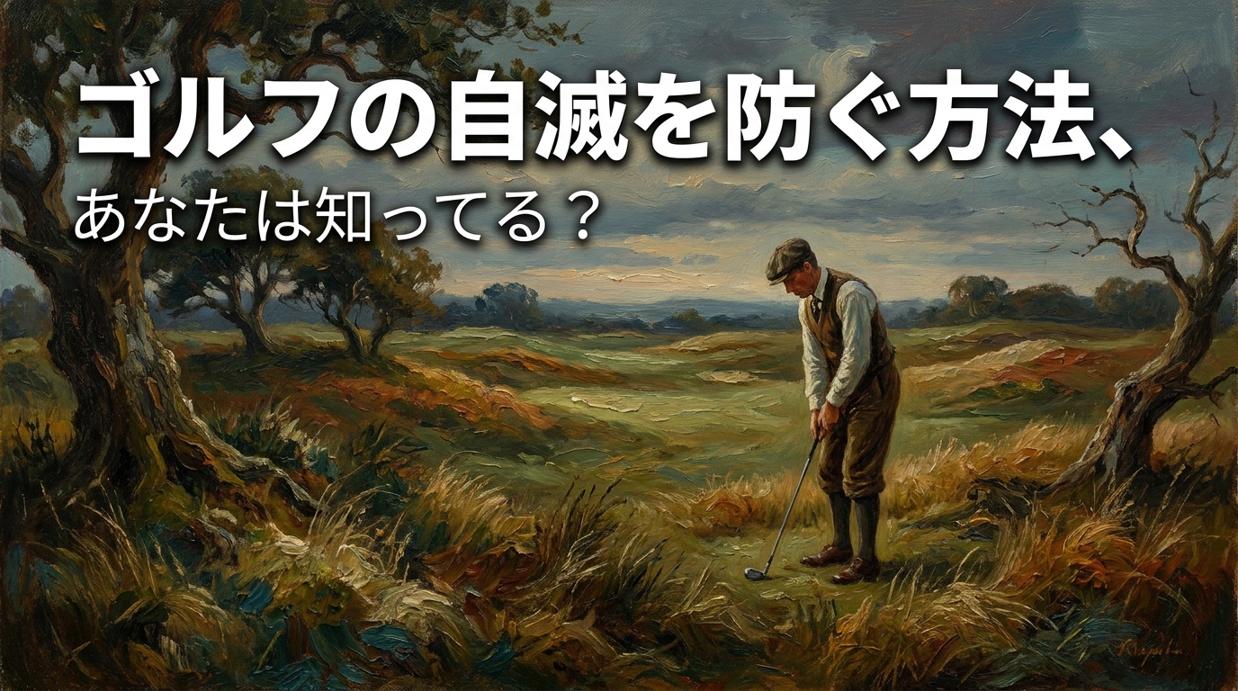 ゴルフの自滅を防ぐ方法、あなたは知ってる?