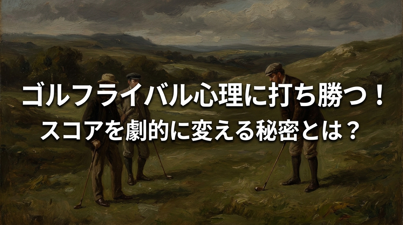ゴルフ ライバル 心理に打ち勝つ!スコアを劇的に変える秘密とは?
