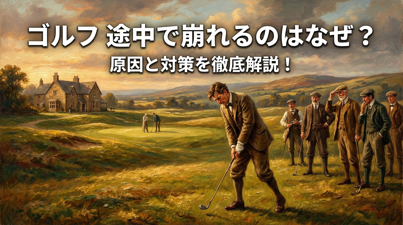 ゴルフ 途中で崩れるのはなぜ？原因と対策を徹底解説！