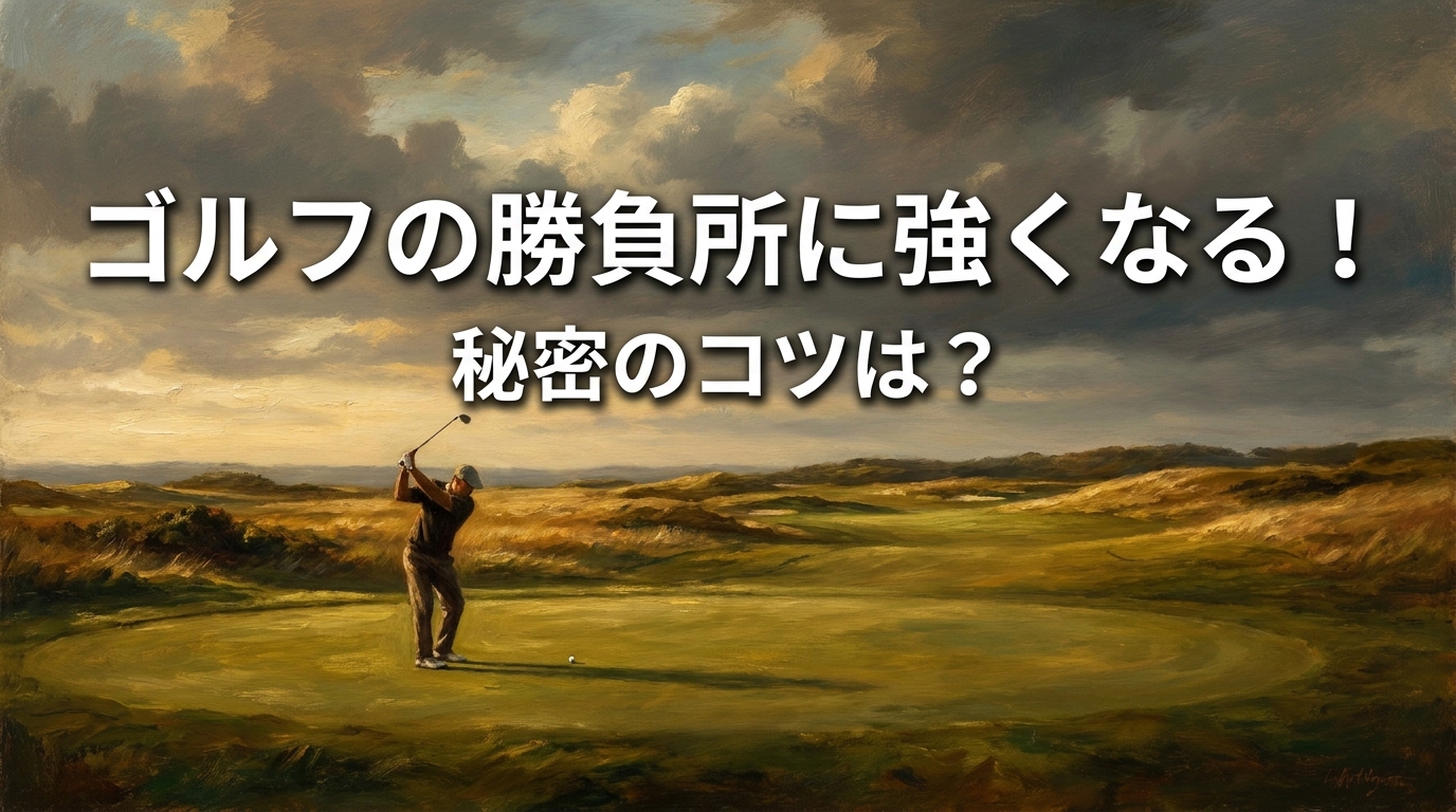 ゴルフの勝負所に強くなる！秘密のコツは？