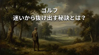 ゴルフ 迷いから抜け出す秘訣とは？