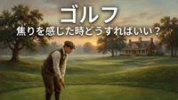 ゴルフ 焦りを感じた時どうすればいい？
