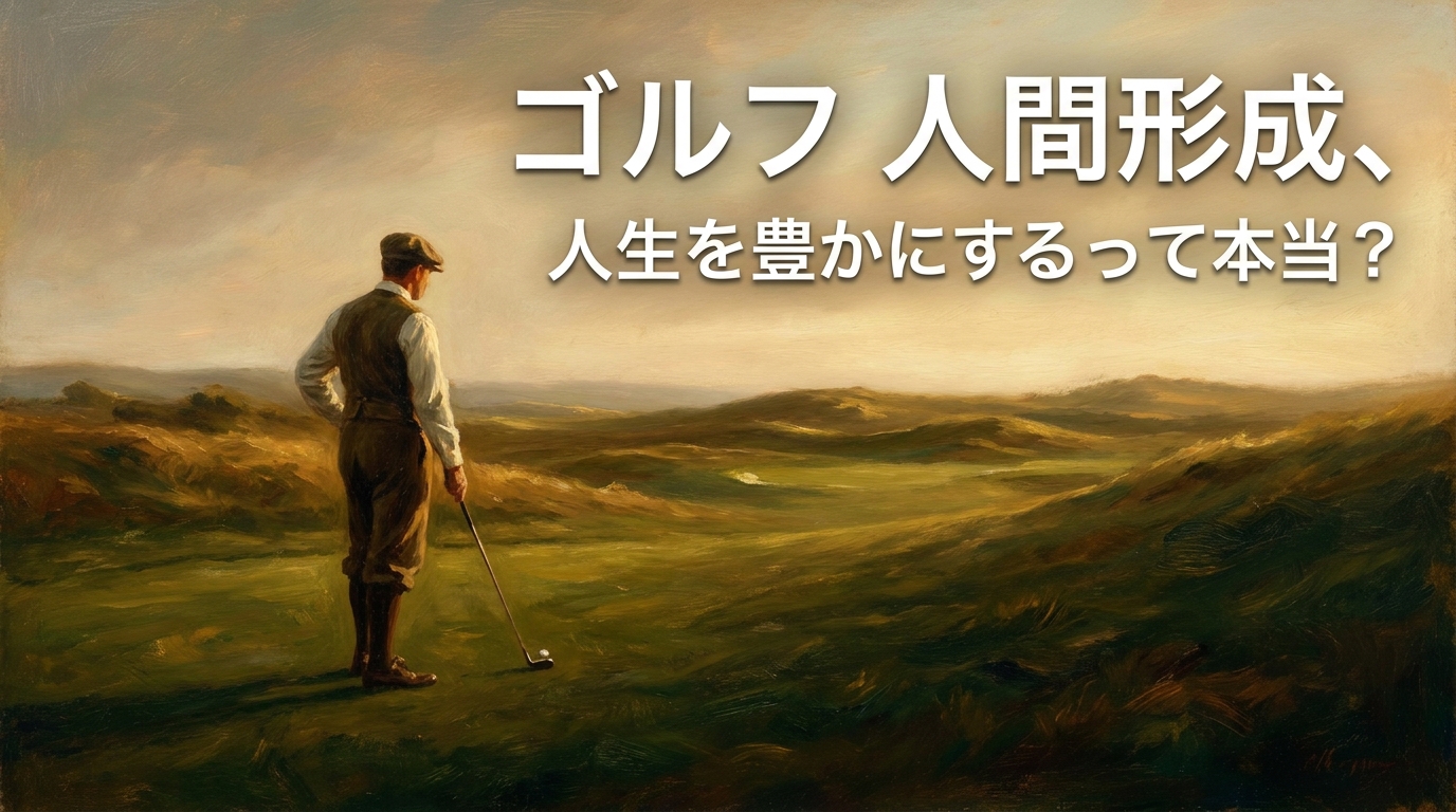 ゴルフ 人間形成、人生を豊かにするって本当?