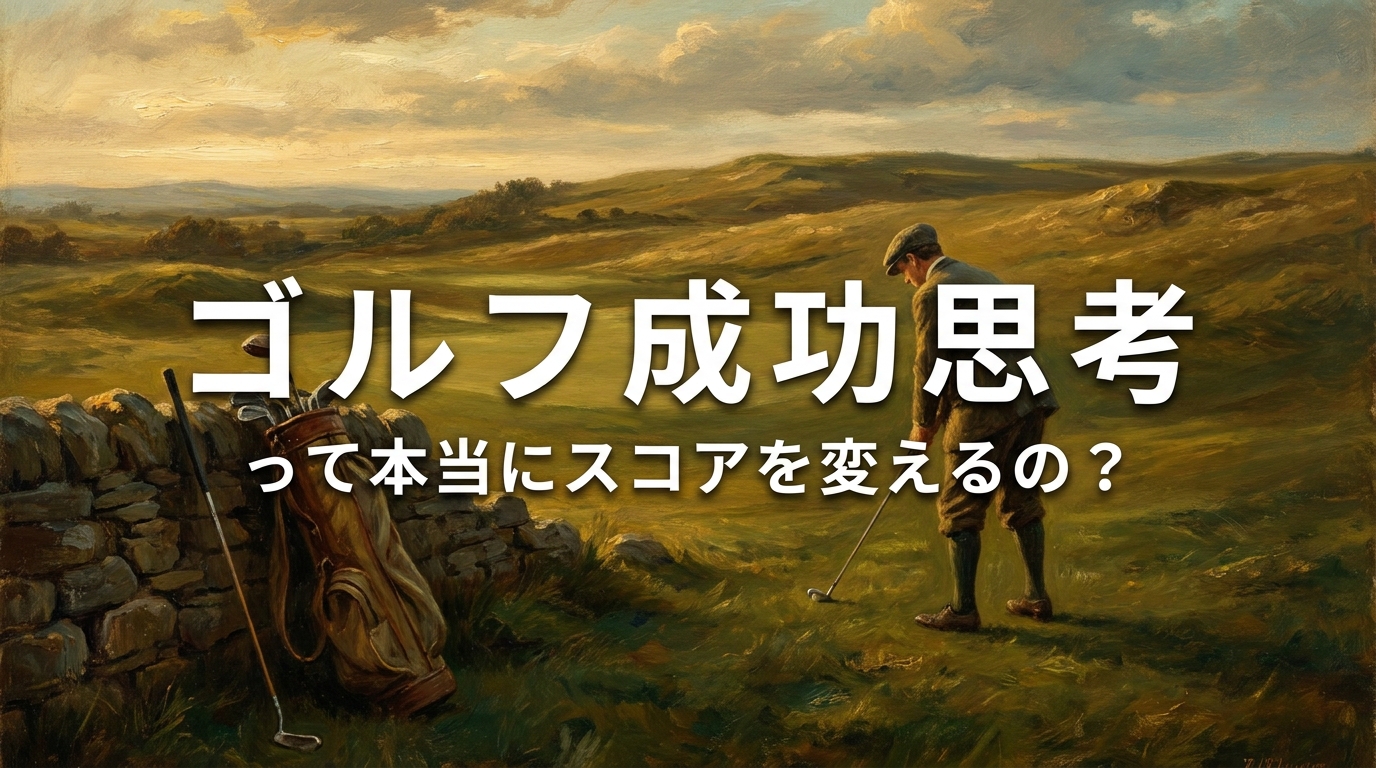 ゴルフ 成功 思考って本当にスコアを変えるの?