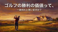 ゴルフの勝利の価値って、一体何だと思いますか？