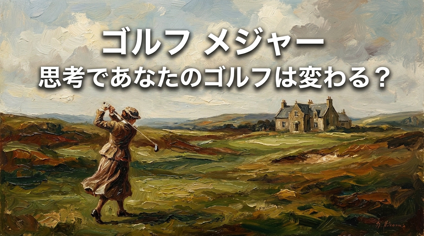 ゴルフ メジャー 思考であなたのゴルフは変わる?